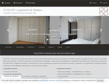 Tablet Screenshot of guillen-carpinteria.es